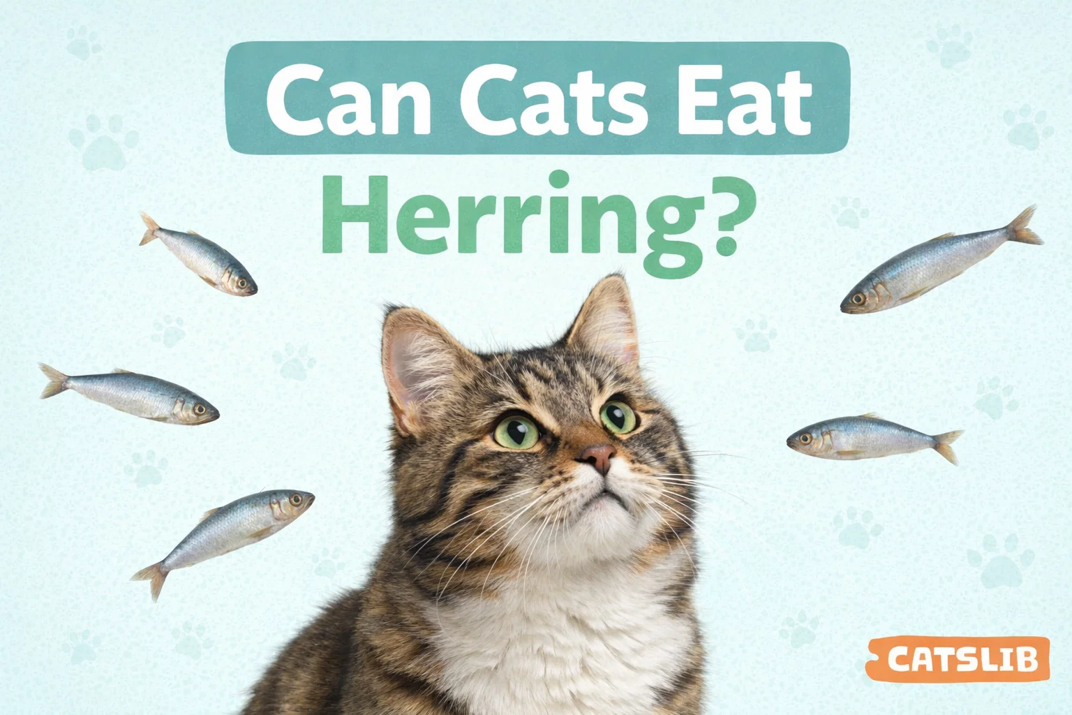 Fresh herring on a plate