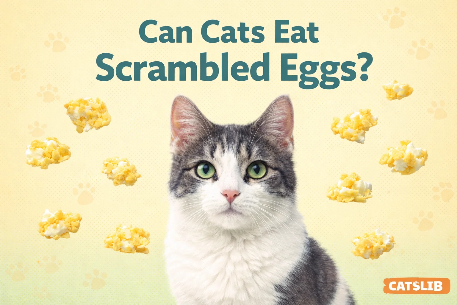 Plate of scrambled eggs