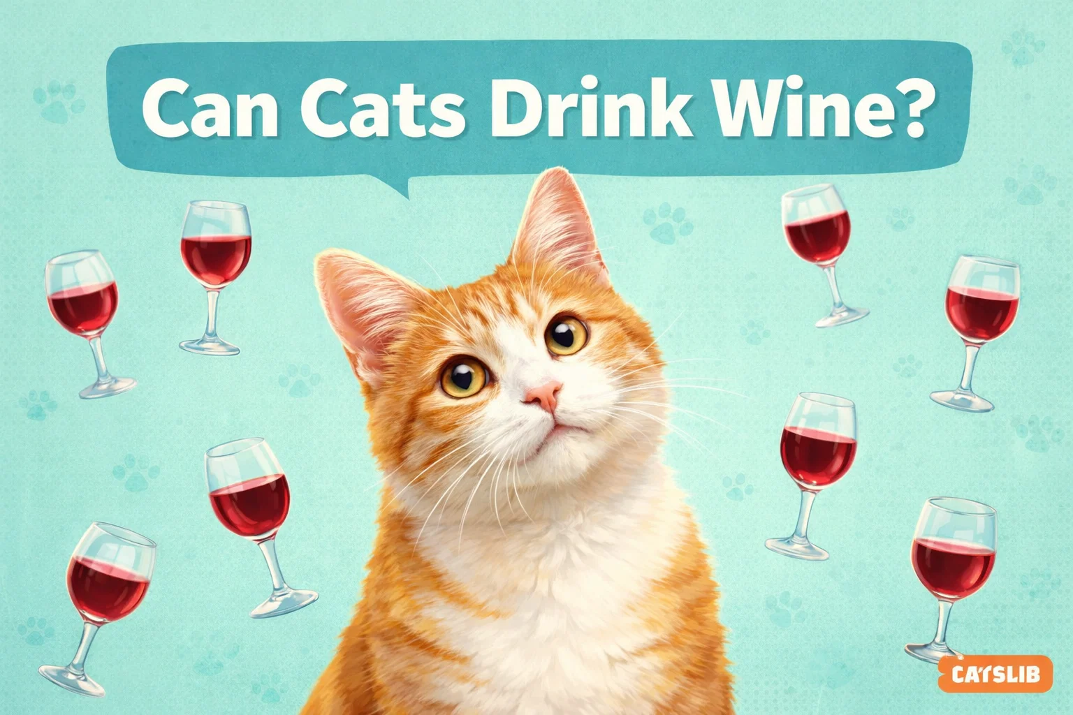 A cat near a glass of red wine